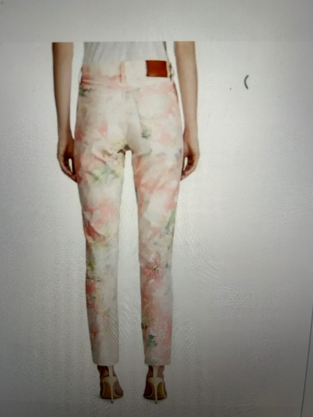 Ralph Lauren Purple Label Collection - Floral denim high rise jeans Size 29